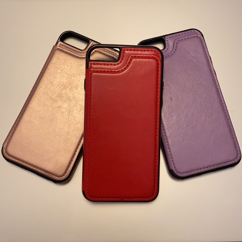 Bundle of 3 iPhone 6 wallet cases.